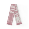 Skjerf rosa/hvit