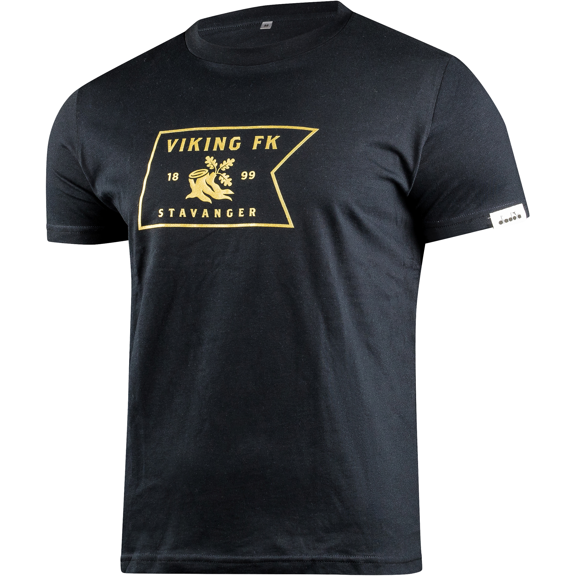 T-skjorte med Vikinglogo gull